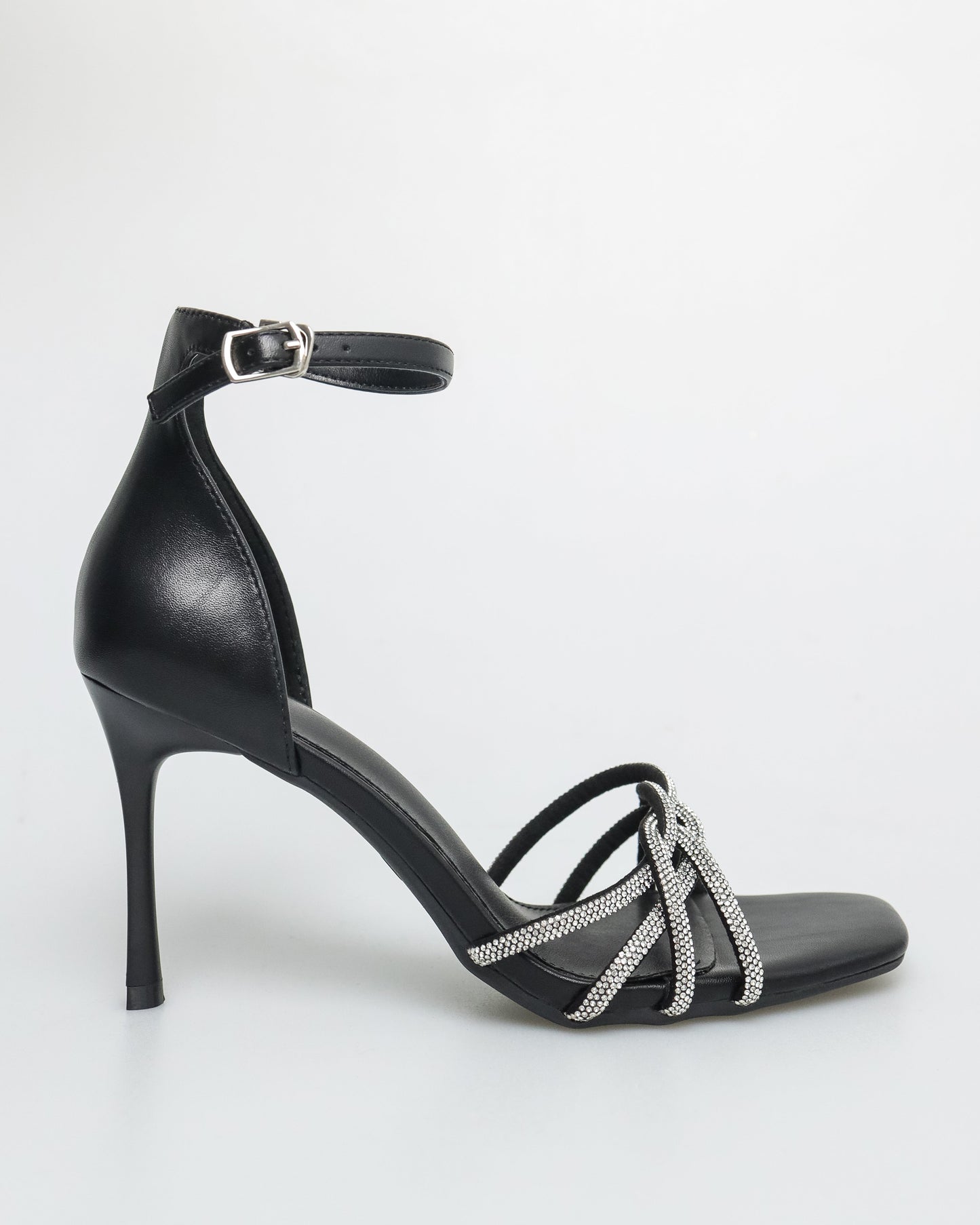 Ladies Gemstone Strap Heels