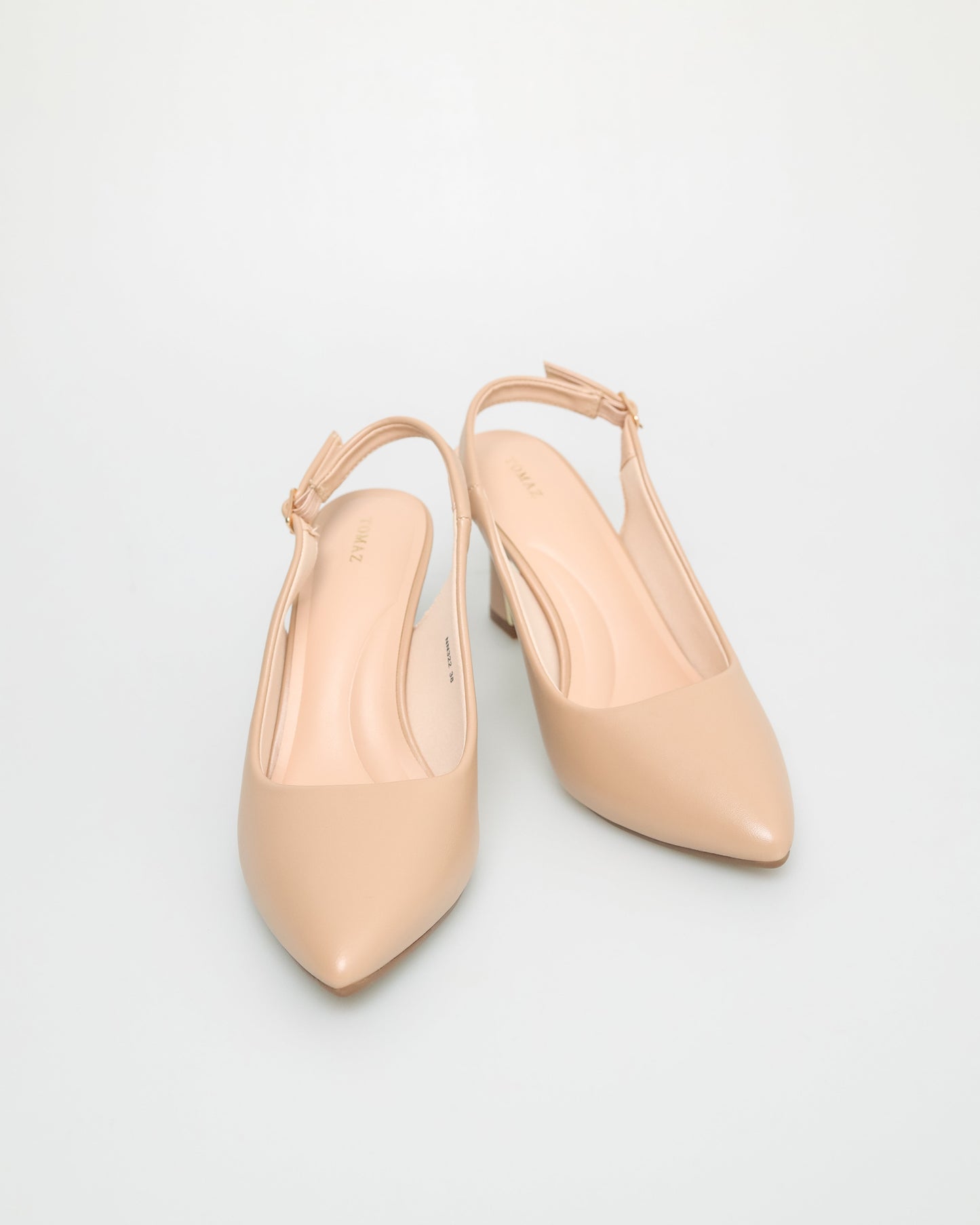Ladies Gold Slingback Heels