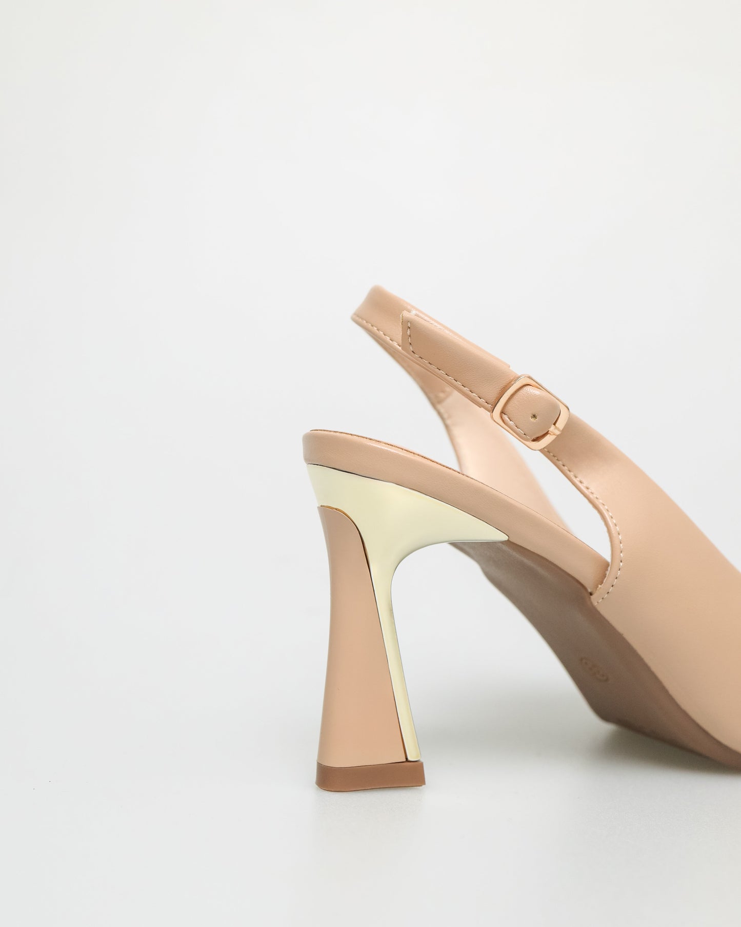 Ladies Gold Slingback Heels
