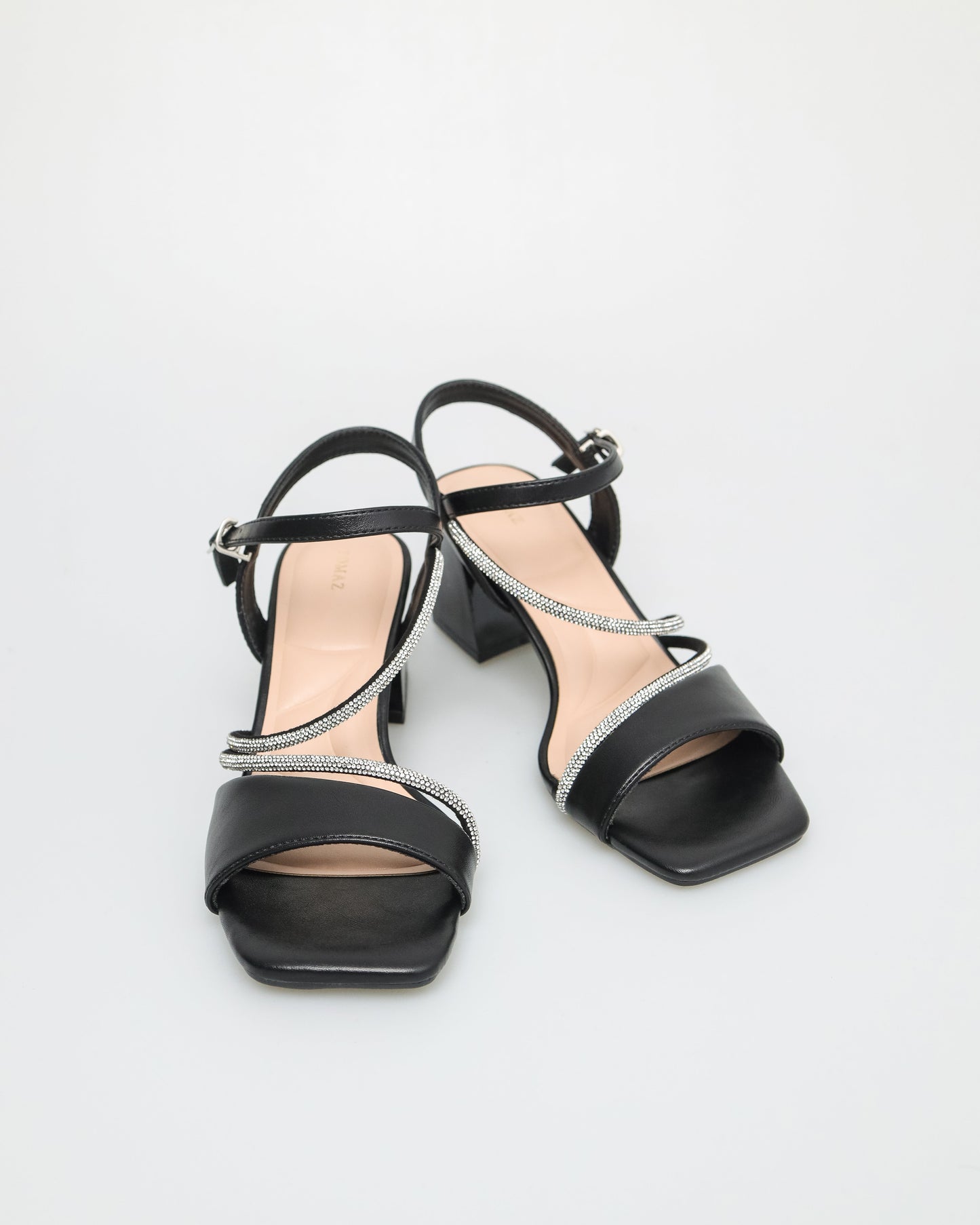 Ladies Gemstones Strap Heels