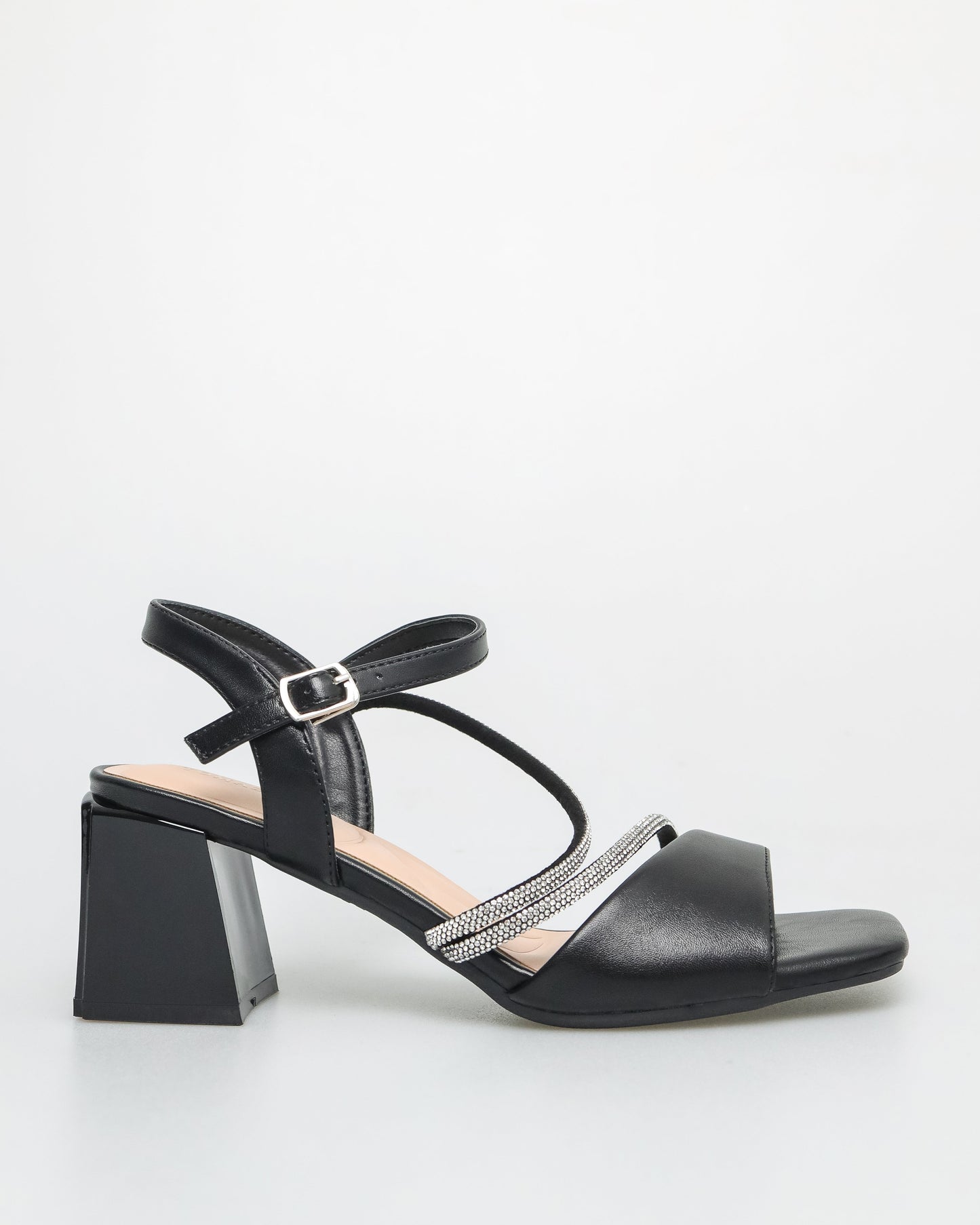 Ladies Gemstones Strap Heels