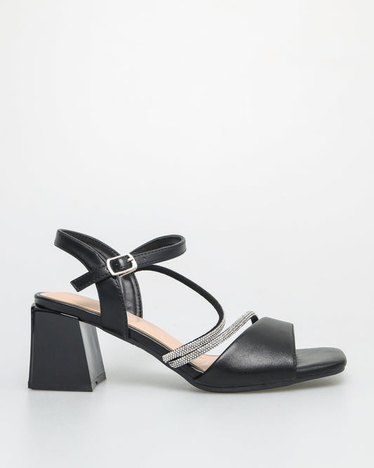 Ladies Gemstones Strap Heels