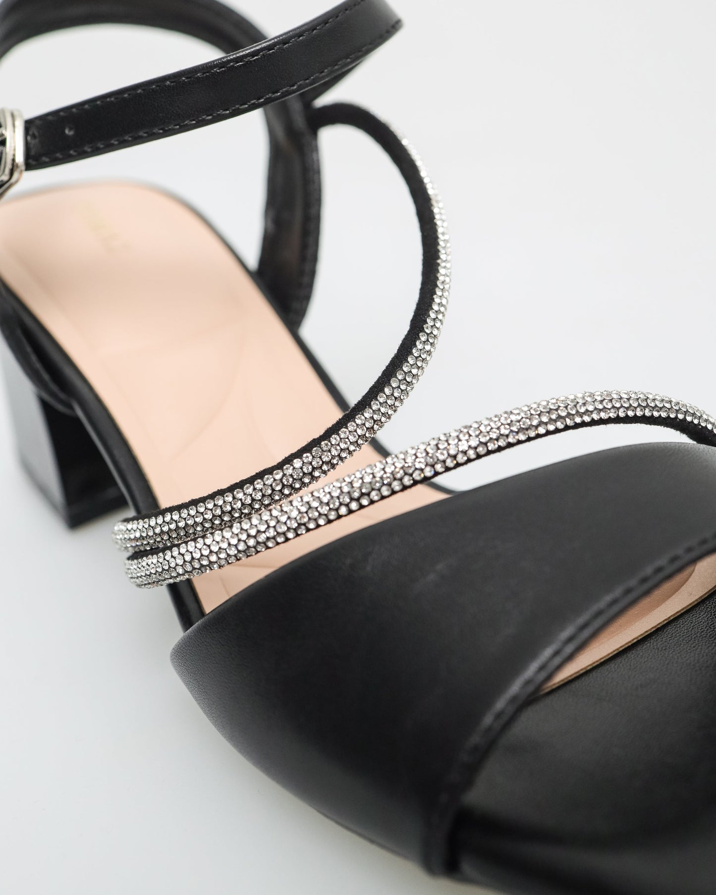 Ladies Gemstones Strap Heels