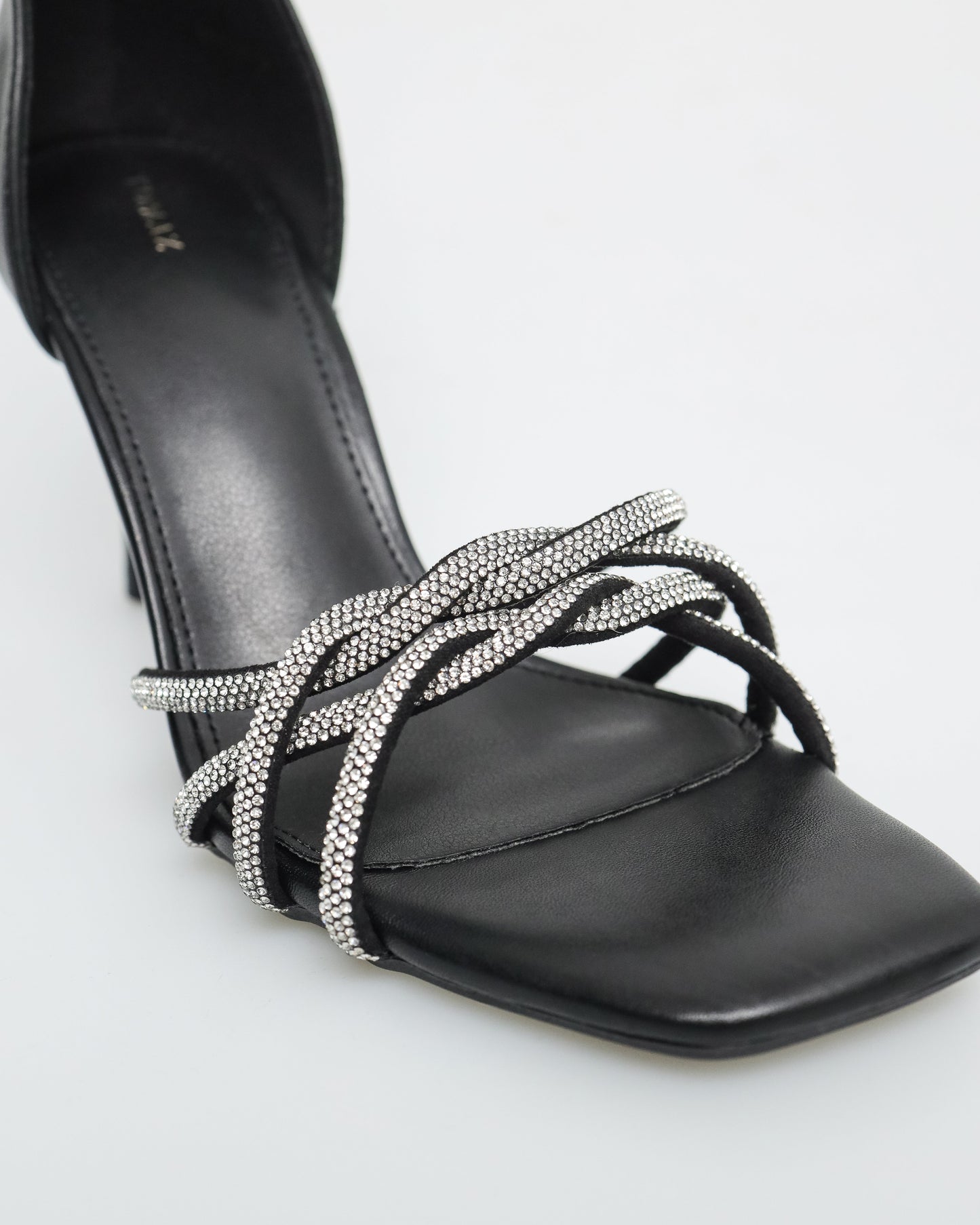 Ladies Gemstone Strap Heels