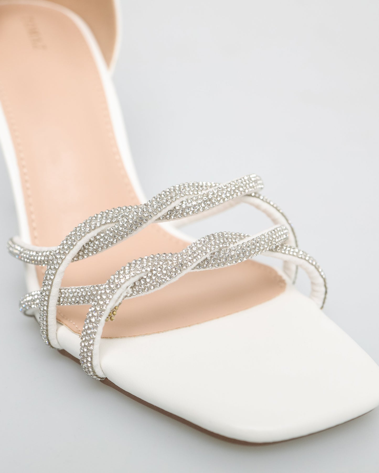 Ladies Gemstone Strap Heels