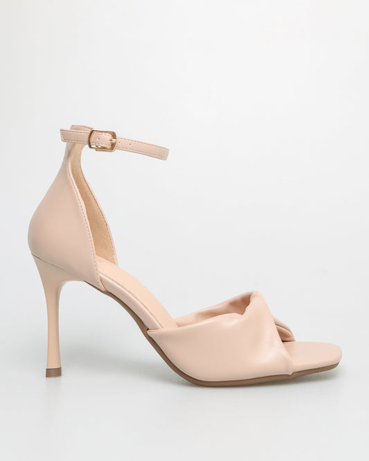 Ladies Folded Anklestrap Heels